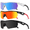 Black+Grey/Black+Red/White Dot+Blue, variant on AOMASTE Kids Sunglasses Youth Baseball Sunglasses for Boys Girls 3-12 Polarized Sun Glasses UV400 Protection Sports Goggles