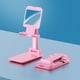 thumbnail image 4 of Soporte de escritorio ajustable para teléfono con espejo retráctil para tableta y smartphone (rosa), 4 of 7