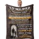 thumbnail image 1 of LHSHID Gifts for Dad Dad Gifts from Daughter Blanket Dad Birthday Gift Cool Father Gifts Best Dad Ever Gifts Gifts for Dad Who Wants Nothing Funny Dad Birthday Gift Ideas 30"x40", 1 of 6