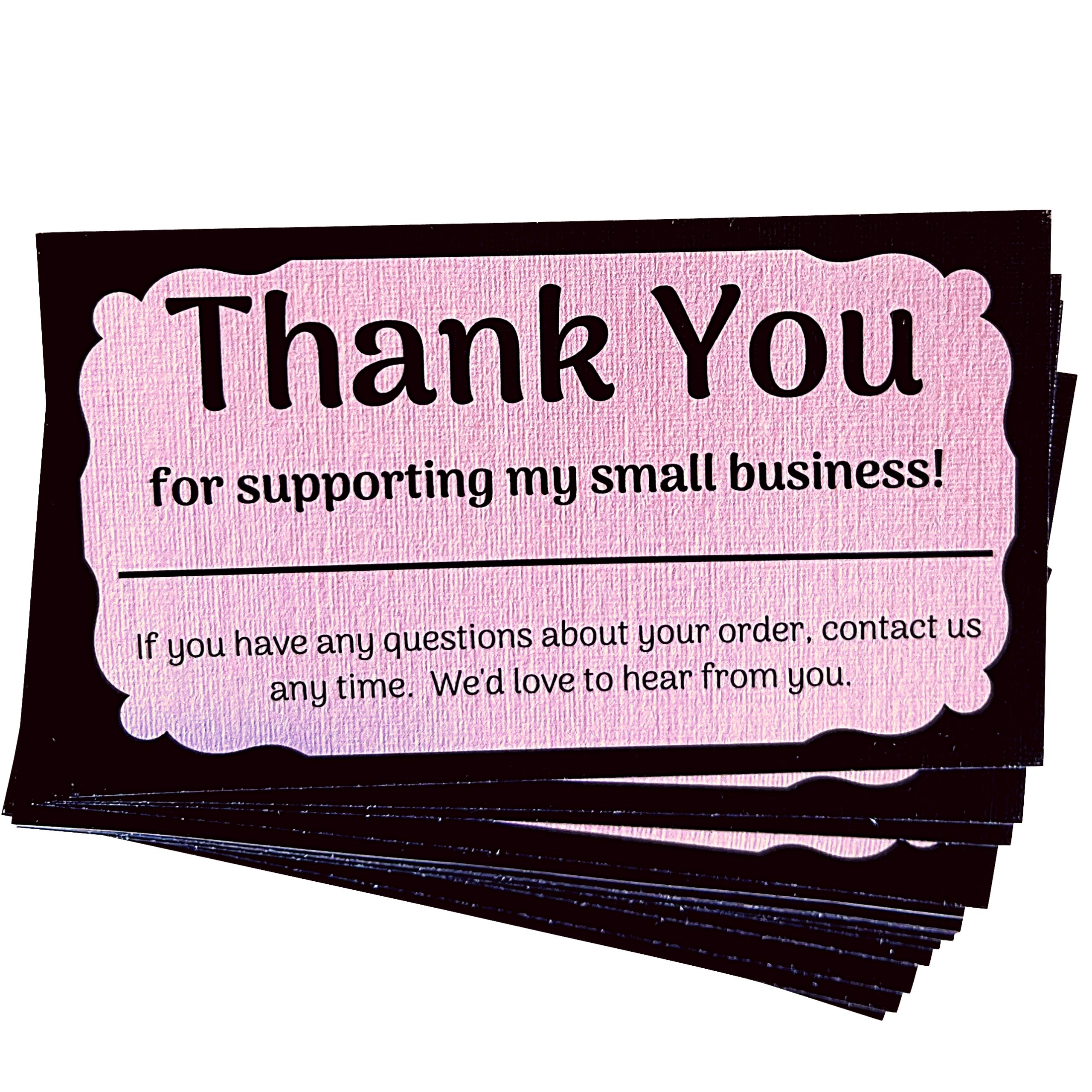 Paper Pink Small Business Thank You Cards Thank You Cards Paper Party Paper Pink Small Business Thank You Cards Thank You Cards Paper Party