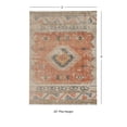 thumbnail image 3 of Contemporary Home Living 2' x 3' Heirloom Rectangular Area Throw Rug - Cream and Brown, 3 of 8