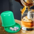 thumbnail image 4 of 5pcs Thick Dice Bottom Shaker Bar Funny Dice Game Set Creative Dice Shaking Cup with 25pcs Dice Random Color, 4 of 8
