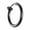 black, variant on Fake Piercing Hoop Ring Spring Clip On Lip Nose Septum Ear Earring Punk Jewelry--gold-2*10mm