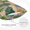 thumbnail image 5 of Daiia Pineapples Palm Leaves Bedding Waterproof Pillow Protector Zippered Queen – Bed Bug Proof Pillow Encasement-20"x30", 5 of 9
