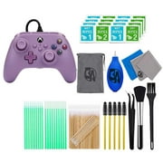 Angle View: Pre-Owned PowerA - Nano Enhanced Wired Controller for Xbox Series X|S - Lilac With Cleaning Manual Kit Bolt Axtion Bundle (Refurbished: Like New)