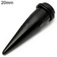 thumbnail image 4 of Ayyufe Black Straight Acrylic Cone Shape Ear Expander Stretcher Taper Plug Device, 4 of 6