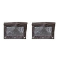 thumbnail image 2 of Decodeary Durable Pouch For Organizing Documents In Office Portable Zippered Pouch Brown 2Set, 2 of 6