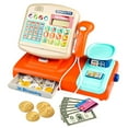 thumbnail image 1 of Pretend Cash Register Toy  Weighing Machine Playset for Kids with Scanner Food & Calculator  Gift Ages 3+, 1 of 7