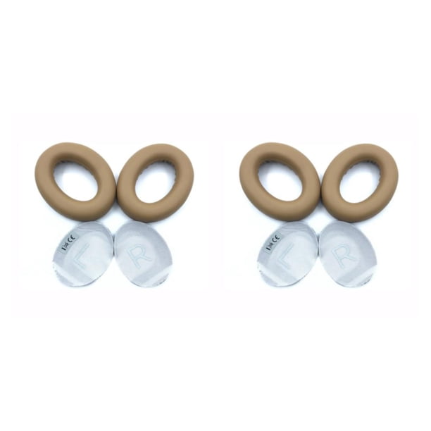 sweethay 1 par de almohadillas de cuero para auriculares con reducción de ruido, reparación de manguitos Type2 NO2