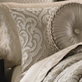 thumbnail image 4 of J. Queen New York 4 Piece Queen Comforter Set Astoria Damask Sand E96143, 4 of 5