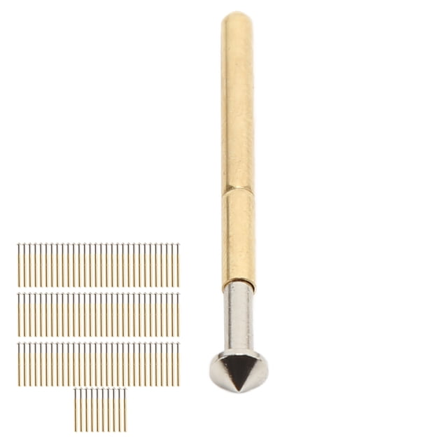 Pines de sonda trasera, 100 unidades de pines de sonda, pines Pogo, aguja de prueba diseñada a medida
