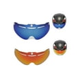 thumbnail image 1 of Walleva Polarized Ice Blue + Fire Red Lenses For Giro Air Attack Helmet, 1 of 5