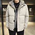 thumbnail image 5 of 2024 invierno nuevo polar cálido grueso parkas hombres moda con capucha cuello de piel chaqueta parka a prueba de viento abrigo hombres chaqueta casual clásica hombres, 5 of 5