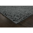 thumbnail image 3 of Mainstays Solid Olefin High Pile Shag Area Rug, Gray, 7'x10', 3 of 5