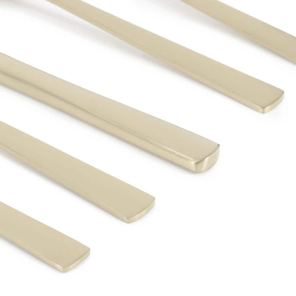 Gibson Elite Earlston 20 Piece Stainless Steel Flatware Set in Champagne Gold
