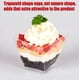 thumbnail image 2 of 100 Piezas Mini Tazas de Postre, Tazas de Postre Trapezoidales de Plástico de 60 Ml Taza de Aperitivo Perfecta Transparente Tazón de Servir Reutilizable para Fiesta de Postre de Pudín de Mousse (5 x 4, 2 of 5