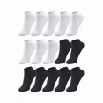 thumbnail image 1 of Chenchen 15 Pairs Womens Ankle Socks Classic Casual Short Low Cut Socks for Women, 1 of 1
