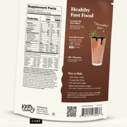 Keto Chow CORE Chocolate with Stevia Ultra Low-Carb Meal Shake, 21 Servings
