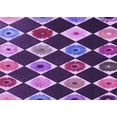 thumbnail image 1 of Ahgly Tapis Rectangulaire Lavable en Machine Intérieur Transitionnel Violet, 4 Pieds x 6 Pieds, 1 of 7