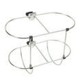 thumbnail image 2 of Estante para guardabarros de barco, soporte doble plegable de acero inoxidable 304 para guardabarros de yate marino de 7 pulgadas, 2 of 12