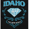 thumbnail image 2 of Idaho Pride Gem State Floral ID Women's Graphic T Shirt Tees Brisco Brands S, 2 of 5
