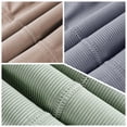 thumbnail image 5 of 2 Pcs Lounge Set for Women Ice Silk Summer Short Sleeve Pajamas Tops & Shorts/Pants Set (Grey XXXXL), 5 of 6