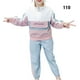 thumbnail image 5 of Jumpingount De ropa deportiva para niña, abrigo, chaqueta, moda, cremallera, ropa a rayas, chándales informales para adolescente de otoño conjuntos de ropa Rosa ciento diez, 5 of 6