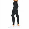 thumbnail image 3 of Marika Sport Women's High Waisted Leggings (Black Embossed Camo, Large), 3 of 3