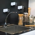 thumbnail image 3 of Soporte de esponja de cocina Soporte De Esponja De Cocina De 3 Piezas, Gancho Impermeable Para Lavandería, Baño, Blanco blanco Magideal Soporte de esponja de cocina, 3 of 7