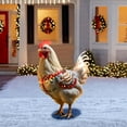 thumbnail image 5 of Wooowa Christmas Chicken Outdoor Ground Stake Decor, Festive Garden and Farm Small Animal Ornaments for Holiday Yard, 5 of 8