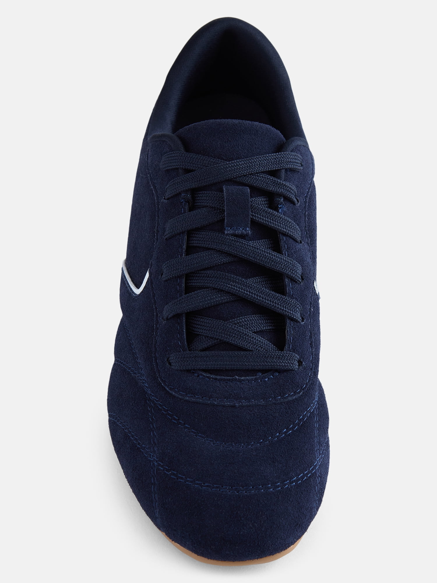 No Boundaries Women's Quilted Lace Up Sneakers