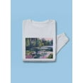 thumbnail image 3 of Monets Garden Sweatshirt Women -Mary Jean Weber Designs, Female 5X-Large, 3 of 4
