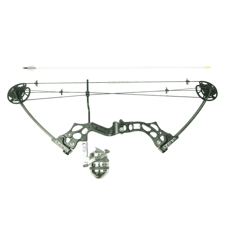 Muzzy V2 Adult Compound Archery Bowfishing Bow, Right Handed