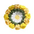 thumbnail image 3 of Siruishop Crochet Coaster Cute Compact Flower Coaster for Cafe Dining Room Living Room Yellow, 3 of 8