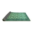 thumbnail image 2 of Ahgly Company Indoor Rectangle Persian Turquoise Blue Traditional Area Rugs, 2' x 4', 2 of 4