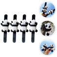 thumbnail image 4 of 4 piezas de dibujos animados panda plush para pulseras para niños adorables pulsap bofetada banda de mano, 4 of 7