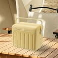 thumbnail image 3 of HUISZJ 6L Camping Cooler Box, Multipurpose Insulated Ice Chest, Portable Ice Bucket Outdoor Hard Cooler for Camping Picnic (Sunshine Yellow), 3 of 6