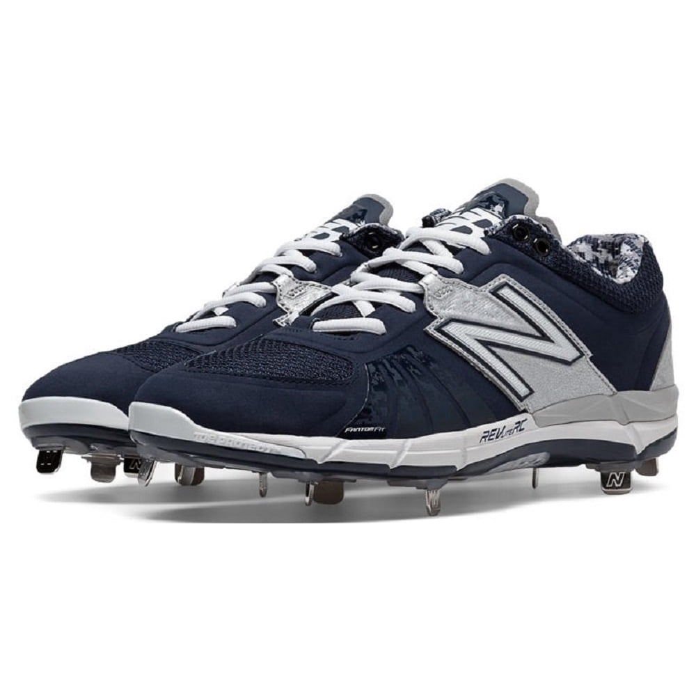 navy blue new balance metal cleats
