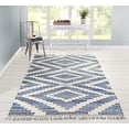 thumbnail image 5 of Momeni CALIFCAL-2BLU2030 Novogratz California Traditional Area Rug, Blue - 2 x 3 ft. Rectangle, 5 of 5