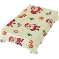 thumbnail image 5 of Coolnut Santa Claus Tablecloth, Waterproof Washable Polyester Square Table Cover, Durable Tablecloth for Kitchen Dining Table Party Decor, 60"X 90", 5 of 7
