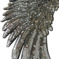thumbnail image 3 of 2 piez lentejues, apliques de hierro en pegatinas, pequeñas ángel, coser, as bordada decoración dorado Soledad Parches de costura de alas de lentejuelas, 3 of 10