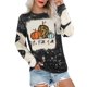 thumbnail image 1 of Sudadera Para Mujer Sudaderas Con Cuello Redondo Tops Casuales de Moda Manga Larga Festival Impreso Tie Manta Pullover Odeerbi  ODB174291, 1 of 6