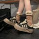 thumbnail image 2 of Zapatillas de entrenamiento alemanas retro para mujer, zapatos de plataforma con aumento de altura populares de otoño, zapatillas deportivas a juego, zapatillas casuales ligeras, 2 of 5