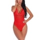 thumbnail image 5 of Mono sexy mono de cosplay suave mono de tela con pantalla de encaje para mujeres adultas, rojo, s Guardurnaity XX000036-05, 5 of 7