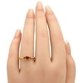 thumbnail image 6 of 18K Gold Over Brass Natural Hessonite Garnet Ring s.7 Jewelry RM-1047 TGR1041_A_7, 6 of 6