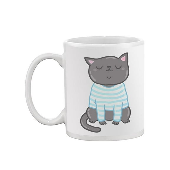 Kitten With Clothing Mug - Image by Shutterstock