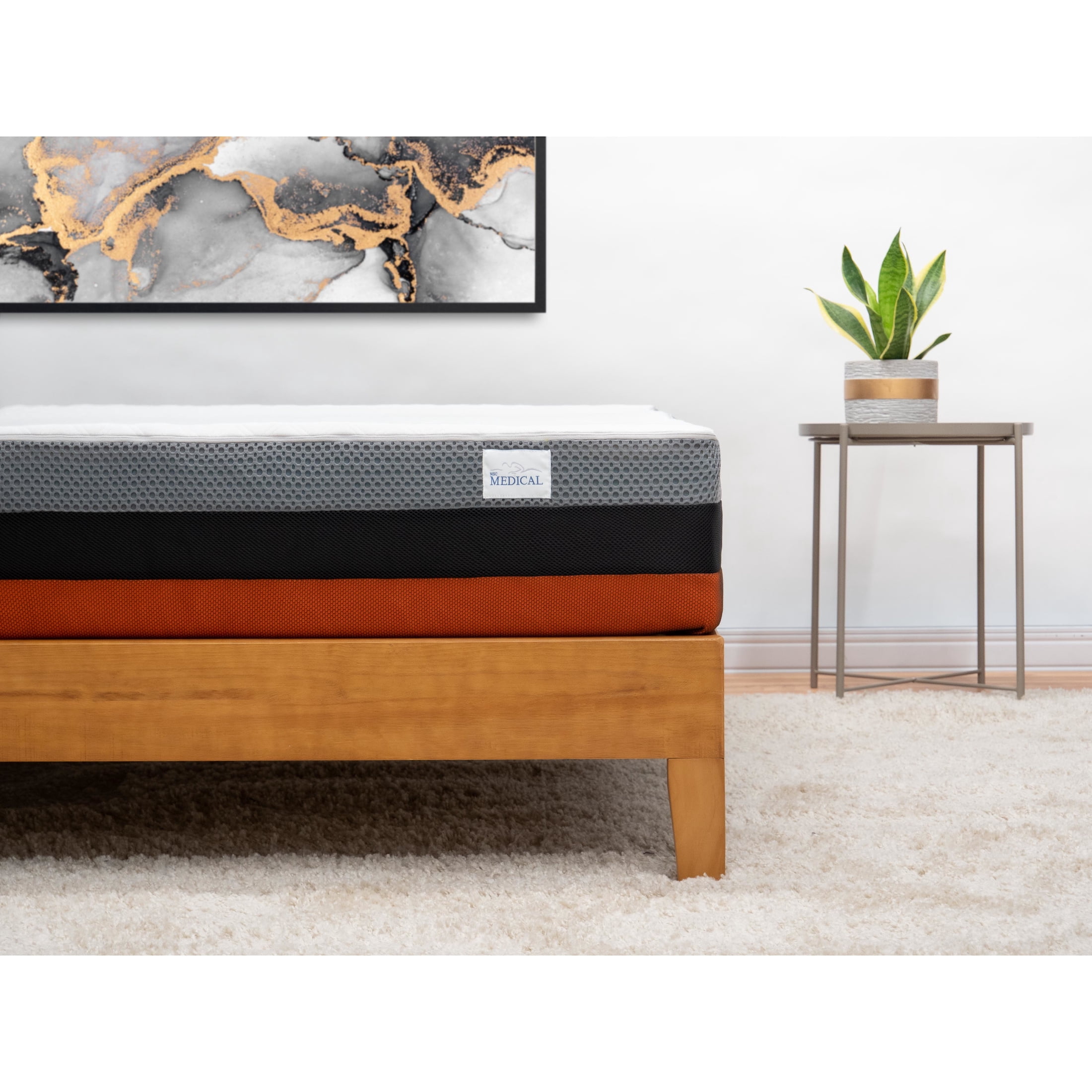 NSC Medical Rejuvenate 2.0 Hybrid Copper Series Twin Mattress