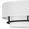 thumbnail image 4 of 38894BK-Hinkley Lighting-Graham - 4 Light Large Semi-Flush Mount in Transitional Style - 23 Inches Wide by 13.75 Inches High-Black Finish, 4 of 7