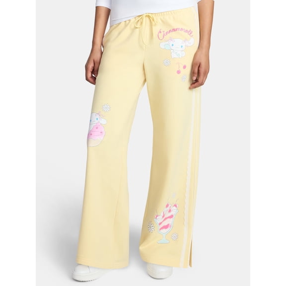 Cinnamoroll Women's Sweet Treats Graphic Fleece Sweatpants, Sizes XXS-XXL