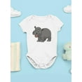 thumbnail image 3 of Happy Hippo Bodysuit Infant -Image by Shutterstock,  Newborn, 3 of 4